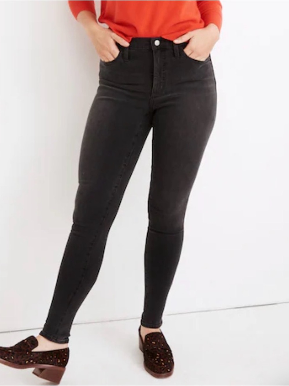 Madewell Petite Curvy High-Rise Skinny Jeans size 27P